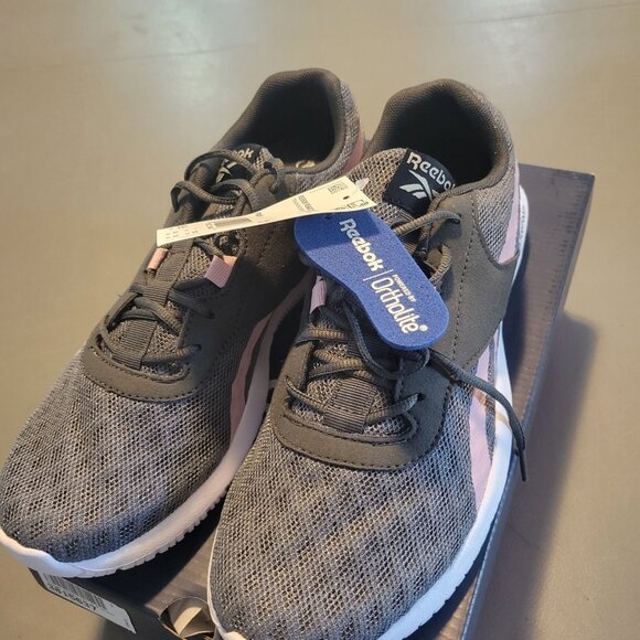 Women's NEW Reebok size 9.5 Pink/Grey with Ortholite for comfort - Picture 4 of 5